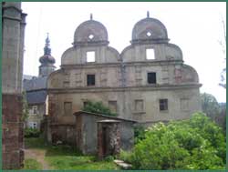 Rückwärtige Fassade des Speichergebäudes