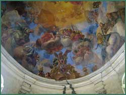 Deckengemälde der Schlosskapelle