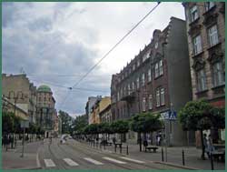 Die ehemalige Kronprinzenstraße heißt heute Ulica Wolności.