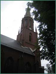 Turm der Pfarrkirche in Biskupitz