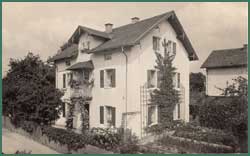 Haus der Familie Bittner in Weilheim (Historische Aufnahme)