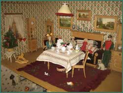 Wohnzimmer im Puppenhaus